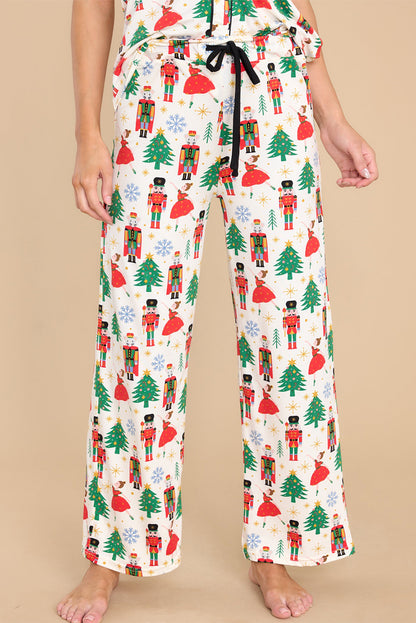 Christmas Tree Nutcracker Shirt & Pants Pajama Set