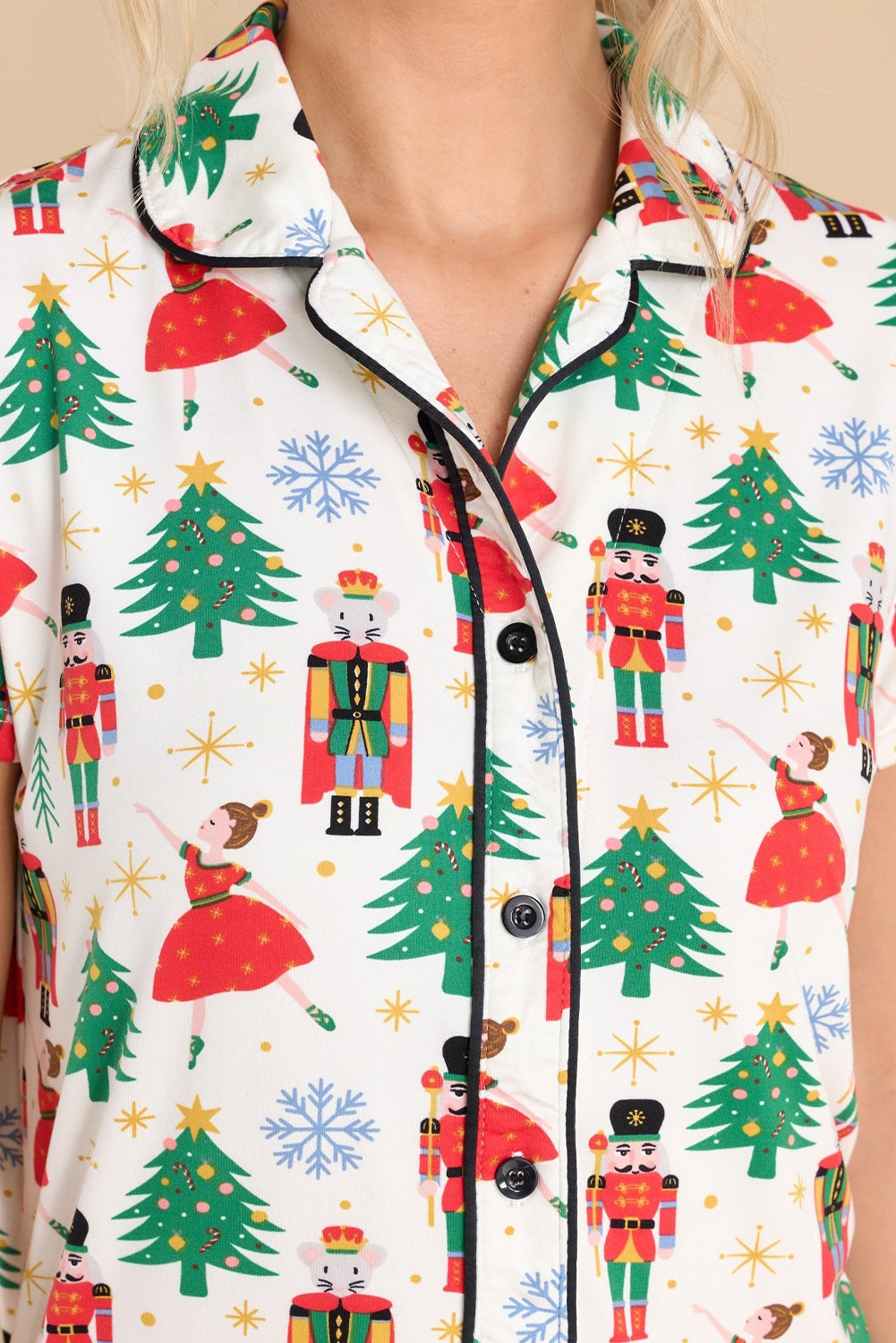 Christmas Tree Nutcracker Shirt & Pants Pajama Set